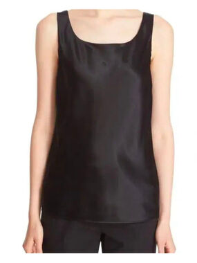 Lafayette 148 New York Silk Charmeuse Tank Size 8